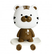 Ночник детский «Тигр на скейте» MGZ-1408(Brown) сетевой, питание от USB