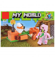 Конструктор детский "Minecraft" 66117-6, 39 деталей