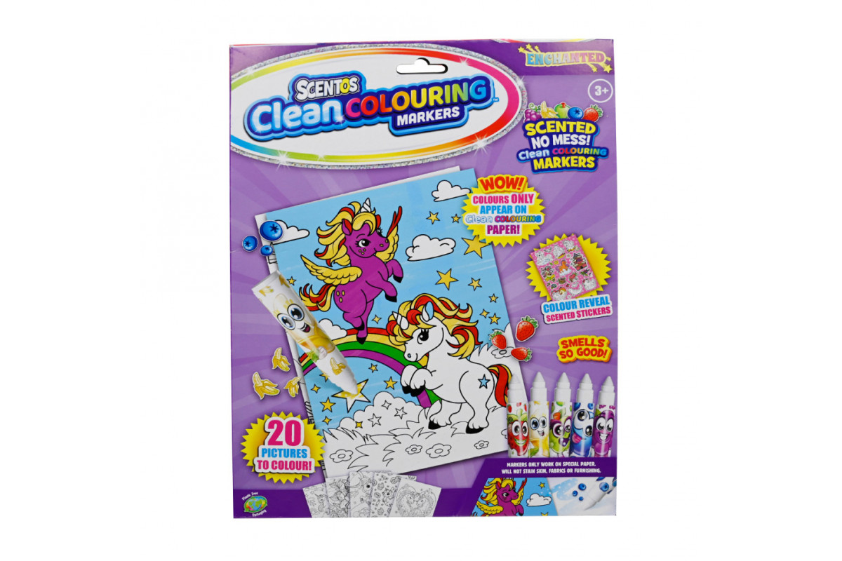 Ароматный набор для творчества Волшебный мир Scentos 20210 серии "Clean Colouring"