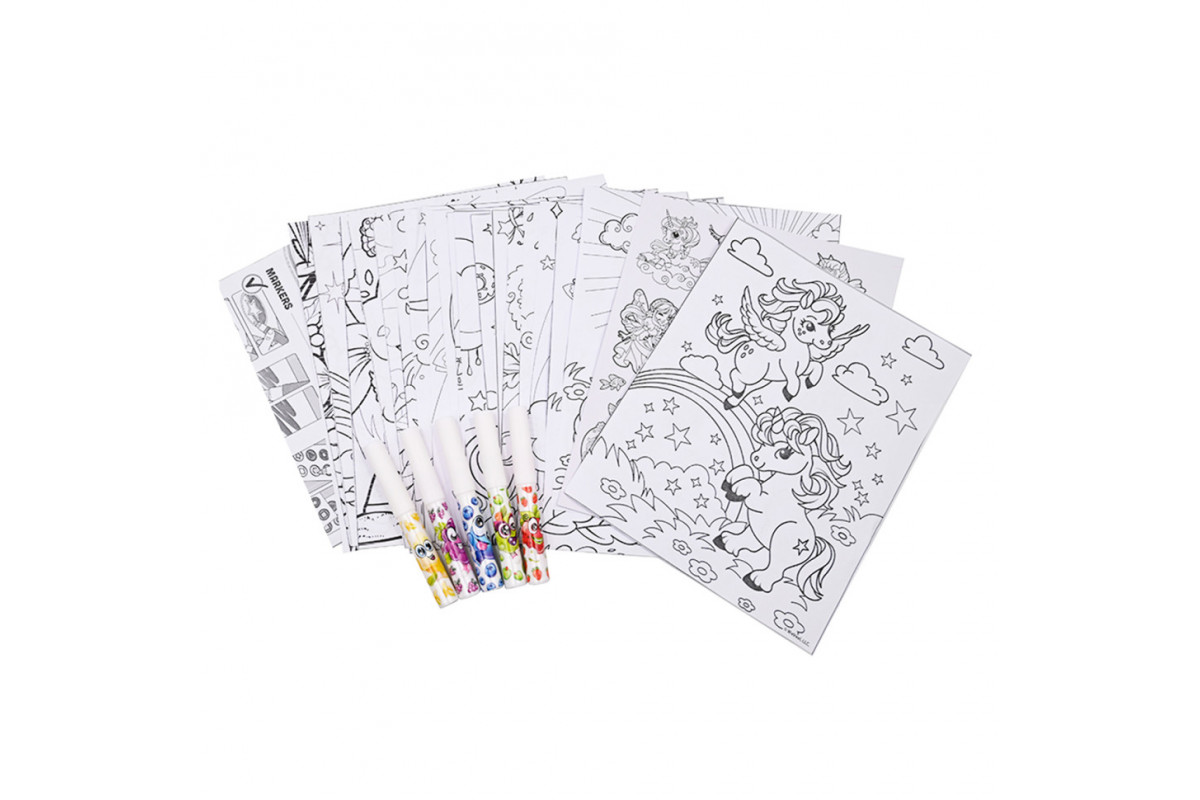 Ароматный набор для творчества Волшебный мир Scentos 20210 серии "Clean Colouring"