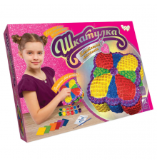 Шкатулка своїми руками Блискуча мозаїка SHR-01-2 для оформлення інтер'єру  Рожевий