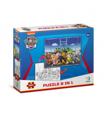 Детские Пазлы 2 в 1 Paw Patrol "Отчаянная команда" DoDo 200162 60 элементов