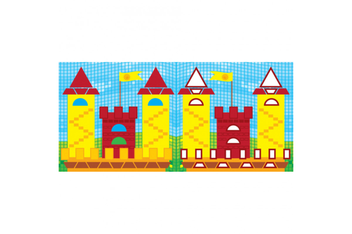 Развивающая книжка Наклейки-картинки "Дворец" 668006, 8 страниц