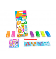 Набор теста для лепки "Neon Assorted" TM Lovin 41197, 6 цветов