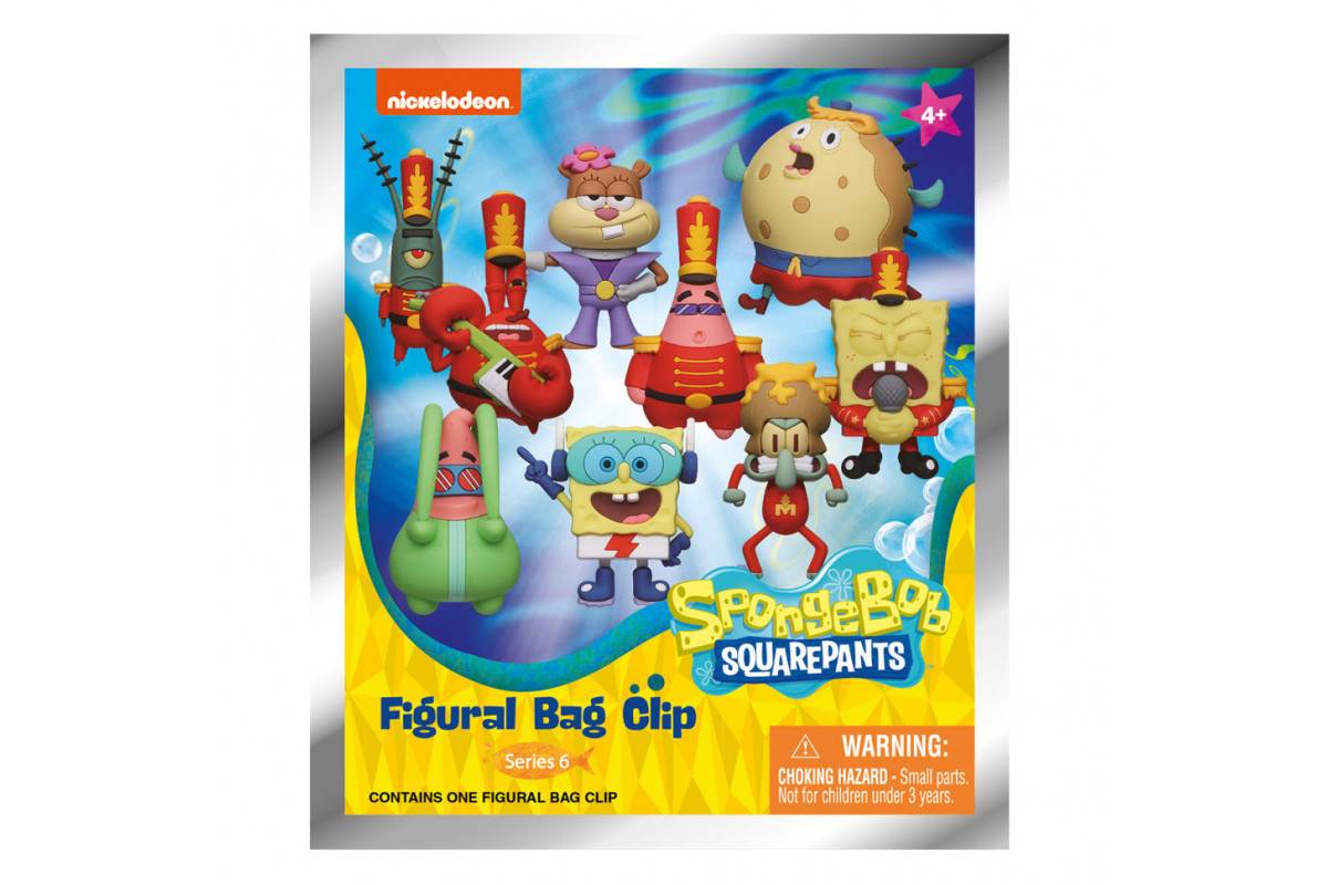 Игровая фигурка на клипсе "Губка Боб" Monogram 63345 серии "Nickelodeon"