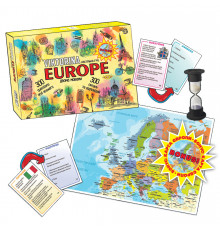 Детская настольная игра "Викторина ЕВРОПА" MKP0904 украинский и английский язык