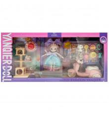 Детская игрушечная кукла "YQE-Girl" Bambi 3688-183A, с аксессуарами