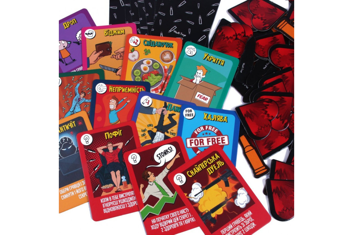 Настольная игра "Адская перестрелка" Vladi Toys VT8077-17 украинский язык