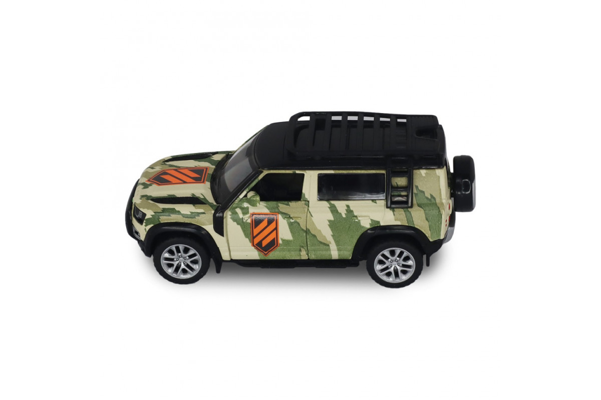 Автомодель серии "Шевроны Героев" Land Rover Defender 110 "3 ОШБр" TechnoDrive 250363M2 масштаб 1:39