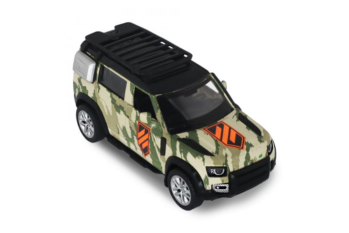 Автомодель серии "Шевроны Героев" Land Rover Defender 110 "3 ОШБр" TechnoDrive 250363M2 масштаб 1:39