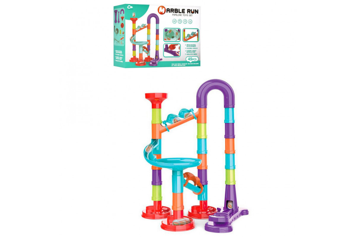 Гра лабіринт Marble Run 8804, 45 деталей