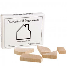 Мини головоломка Разобранный домик Заморочка 5002 деревянная