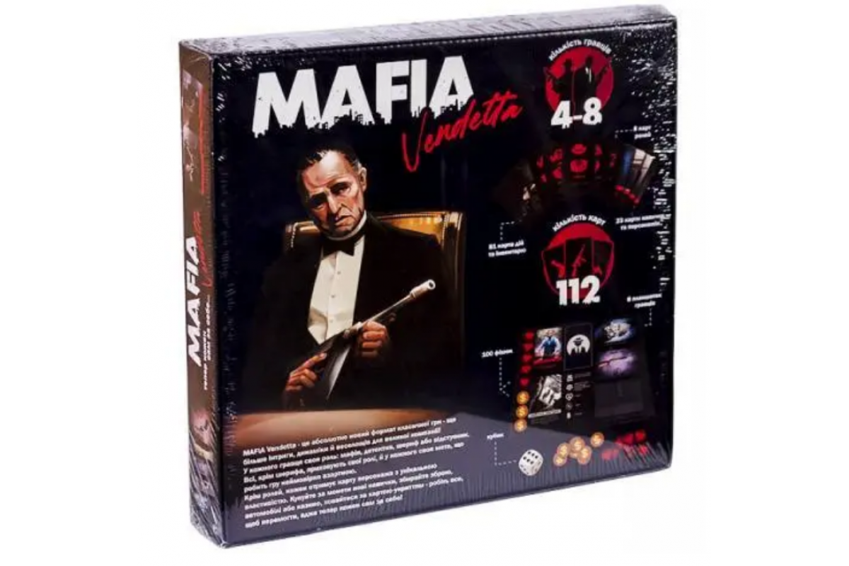 Настольная игра "MAFIA Vendetta" MAF-01-01U укр
