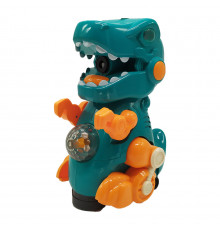 Генератор мыльных пузырей "Динозавр" ZR161 свет, звук, движение Зеленый