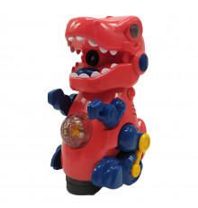 Генератор мыльных пузырей "Динозавр" ZR161 свет, звук, движение Красный