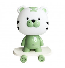 Ночник детский «Тигр на скейте» MGZ-1408(Green) сетевой, питание от USB