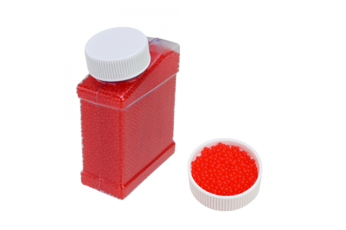 Гідрогелеві кульки орбізи для дитячої зброї та побуту 232-11 Червоний
