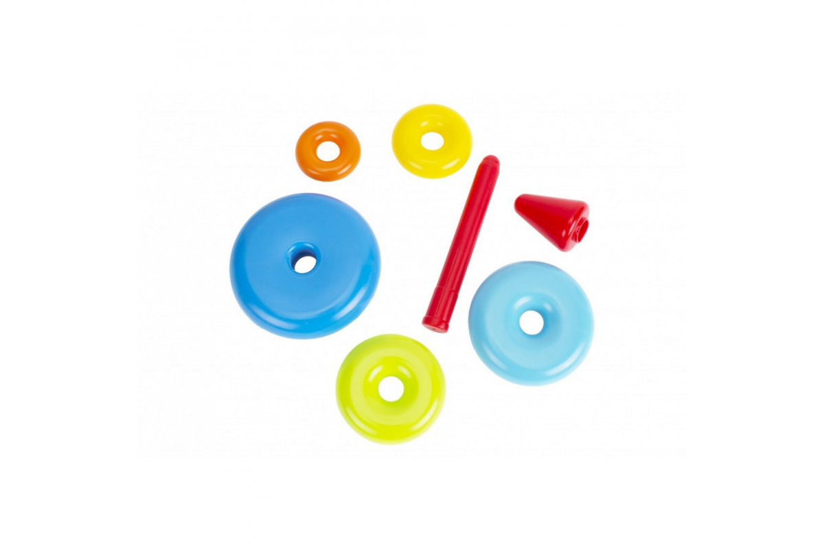 Детская развивающая игрушка "Пирамидка" ТехноК 6863TXK