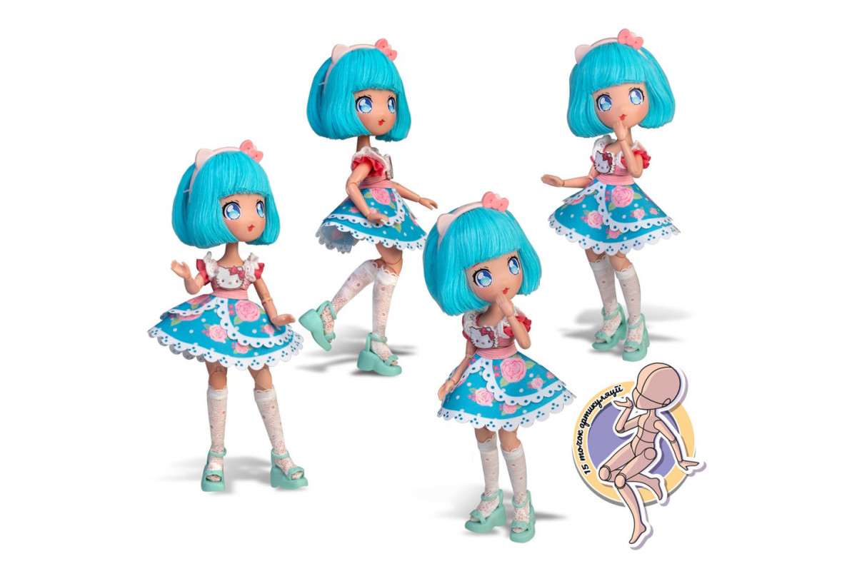 Дитяча лялька "Красуня Пінк" 4SF Manga Dolls HKTF0300 серії "Hello Kitty"
