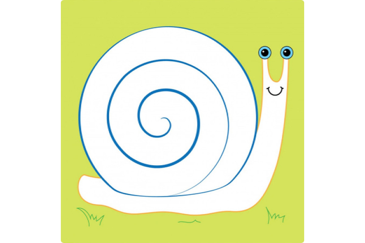 Развивающая книжка Наклейки-картинки "Улитка" 668002, 8 страниц