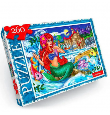 Пазл "Русалка" Danko Toys C260-13-10, 260 эл.