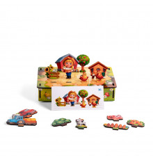 Настільна розвиваюча гра "Панорама: ферма" Ubumblebees (ПСФ130) PSF130 з картками