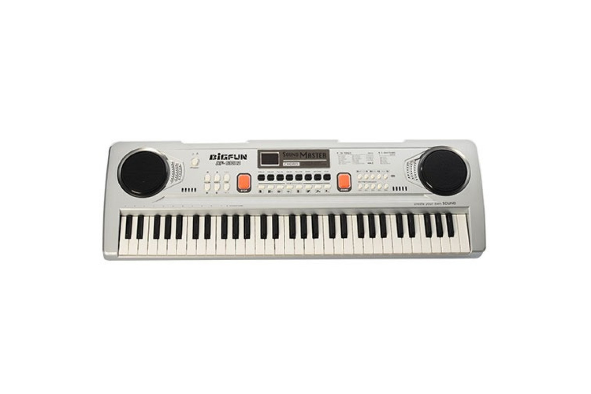 Детское пианино-синтезатор BF-630B2 USB, MP3 61 клавиша, микрофон
