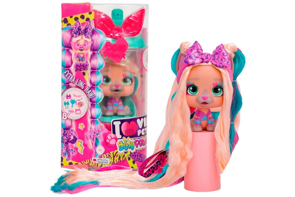 Модный любимец "Ким VIP Pets PETS S6 BOW POWER IMC 714793, волосы 30 см