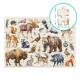 Детский пазл Монтессори "Лесные животные" 300629, 200 элементов