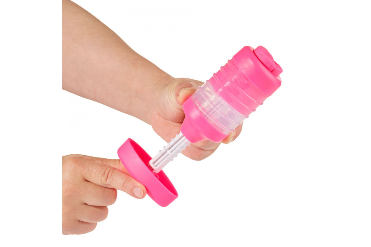 Незастывающая масса для лепки с прессом 595106, 5х6х19 см Розовый