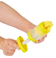 Незастывающая масса для лепки с прессом 595106, 5х6х19 см Желтый