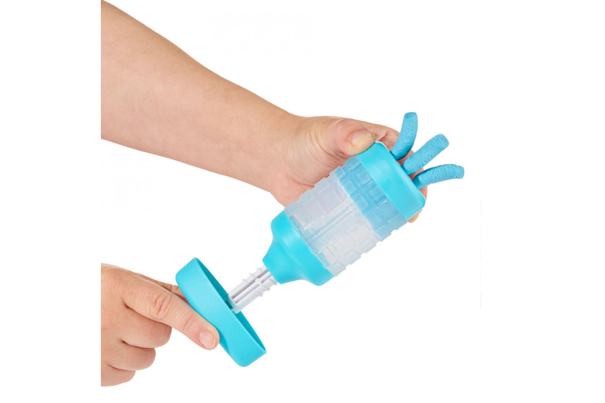 Незастигаюча маса для ліплення з пресом 595106, 5х6х19 см Блакитний