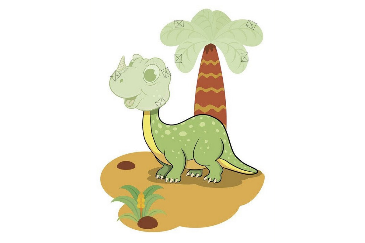 Дитячий набір творчості Об'ємні аплікації "Диносвіт" 1505001