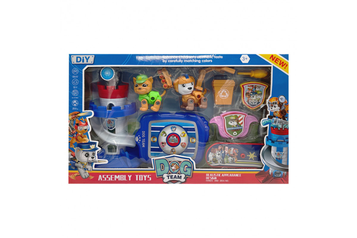 Ігровий набір "Щенячий патруль" База Bambi 627-19-1 фігурки з аксесуарами