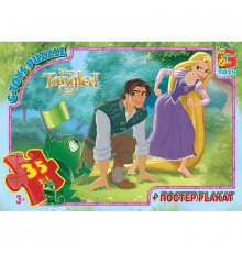 Дитячий пазл "Рапунцель" TA012 плакат 35 елементів
