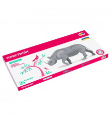 Набор для лепки пластилин "Увлечение" 200316, 24 цвета