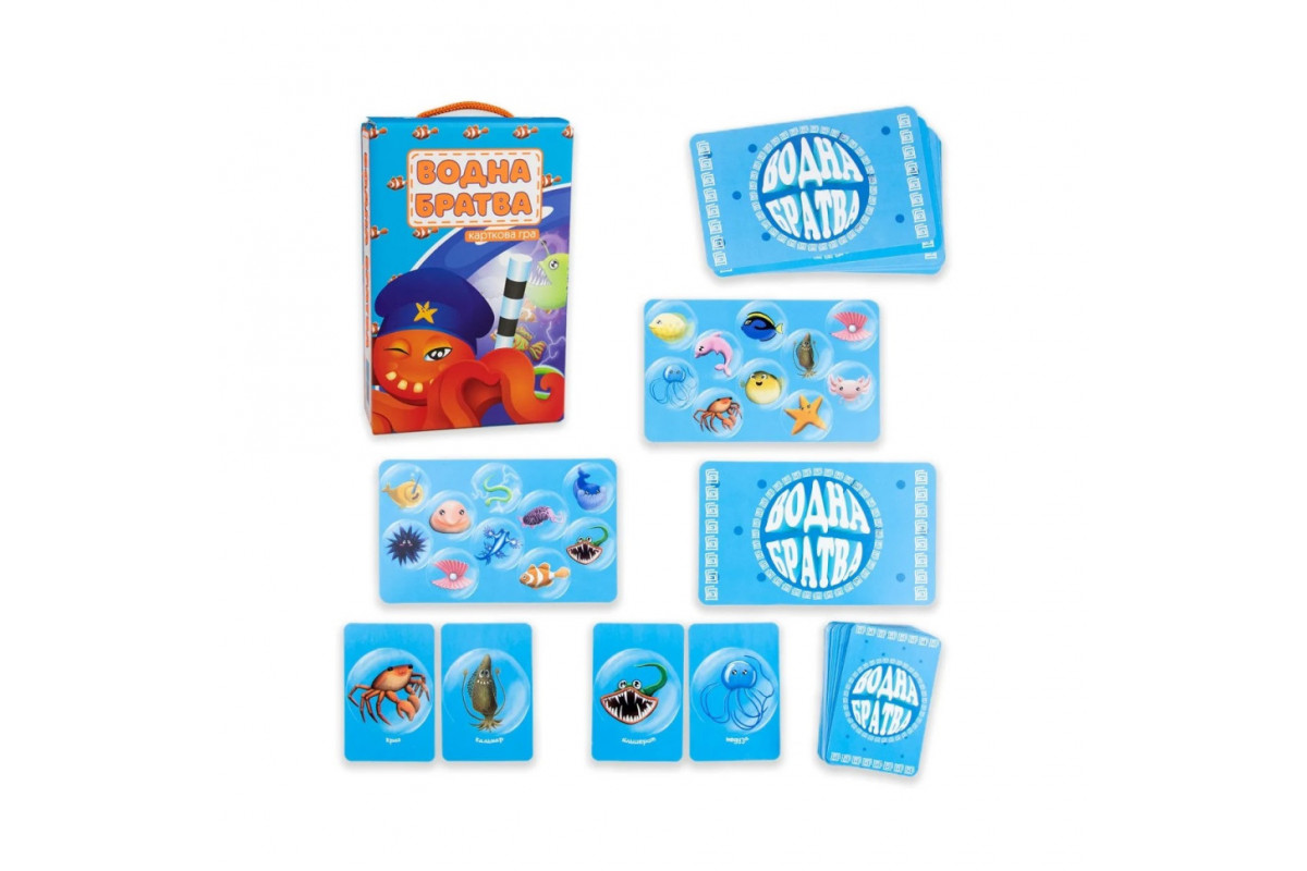 Настольная игра "Водная братва" Strateg 30284 на украинском языке