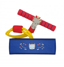 Детский джампинг 67942(Dark-Dlue) подсветка, пищалка