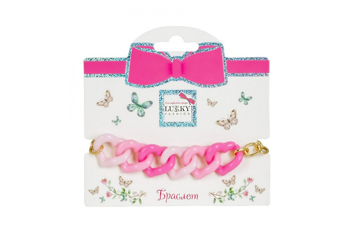 Дитячий браслет "Fashion" T24659 рожевий