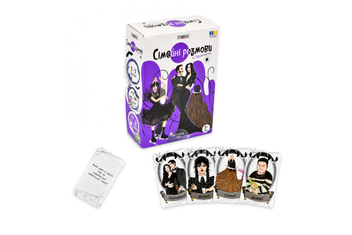 Карточная игра Семейные разговоры 30674ST 108 карточек