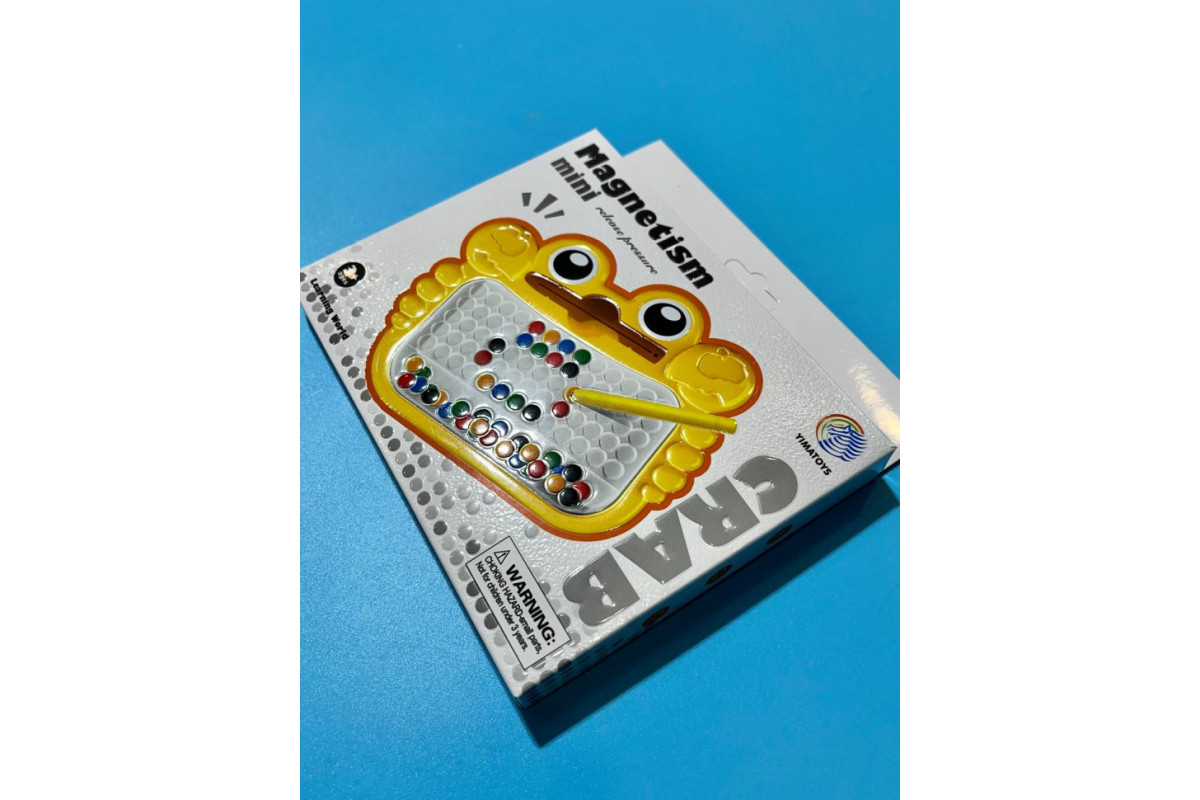 Дитяча магнітна мозаїка YM-80 дощечка, паличка