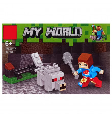 Конструктор детский "Minecraft" 66117-4, 38 деталей