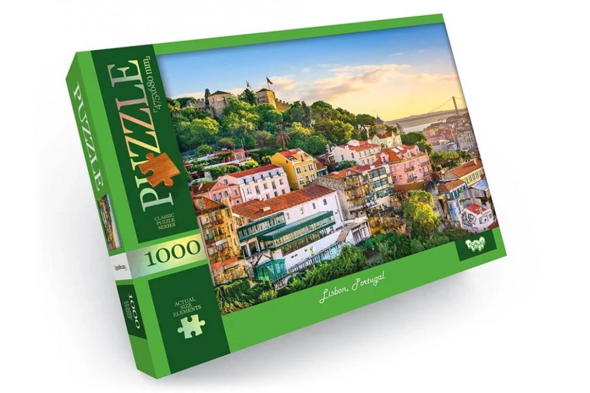 Пазл "Lisbon, Portugal" Danko Toys C1000-12-02, 1000 эл.