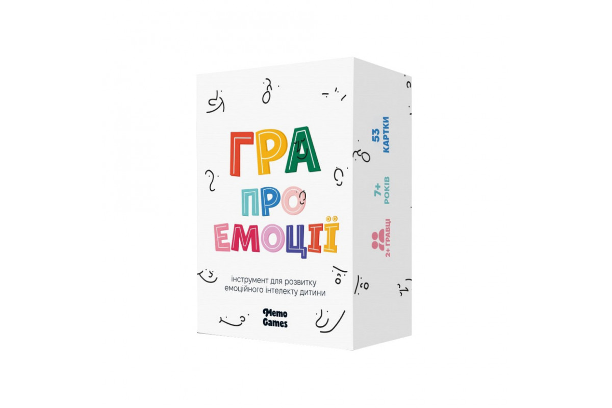 Настальна карткова гра "Емоції" 0033MG 53 картки