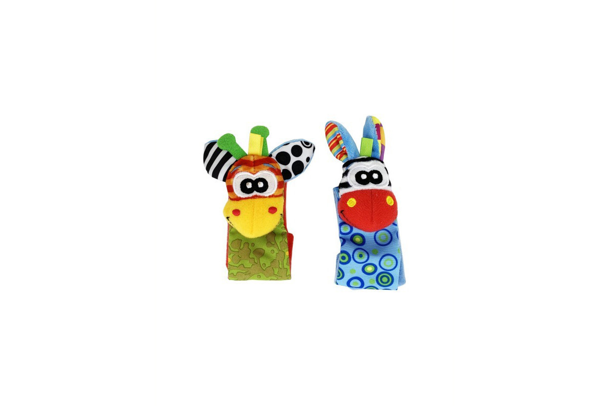 Набір шкарпетки та браслетики "Зебра та жираф" MGZ-1209