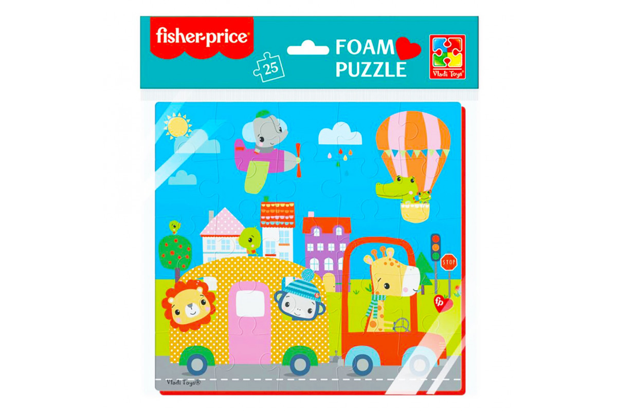 Мягкие пазлы "Город" Vladi Toys VT1109-05, 25 эл