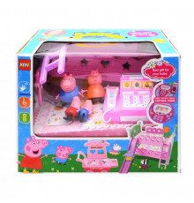 Игровой набор "Свинка Пеппа с семьей" YM601A в коробке