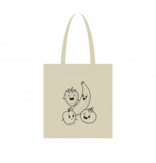 Экосумка для покупок "Фрукты" Сумка-шоппер 190CCT-6, 38 x 42 см (190г/м2)