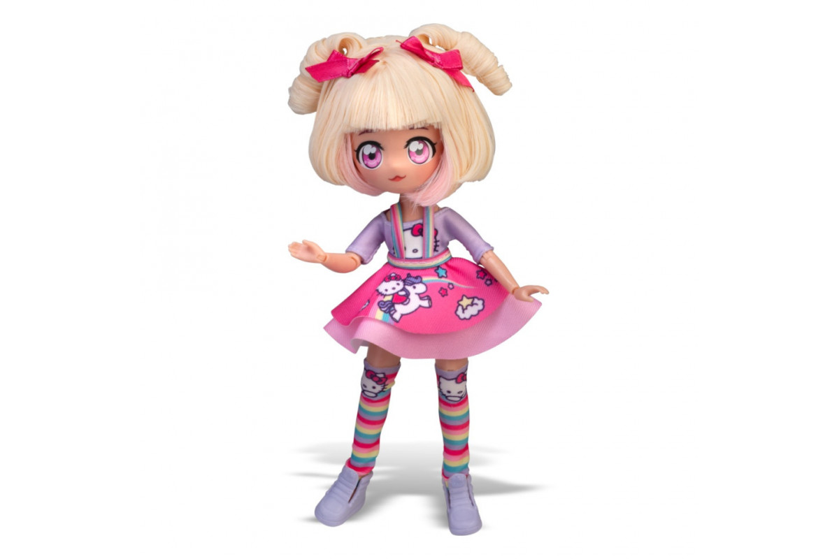 Дитяча лялька "Цукерка Єдиноріг" 4SF Manga Dolls HKTF0400 серії "Hello Kitty"