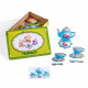 Настільна гра "Веселе чаювання" Ubumblebees (ПСД191) PSD191 дерев'яна